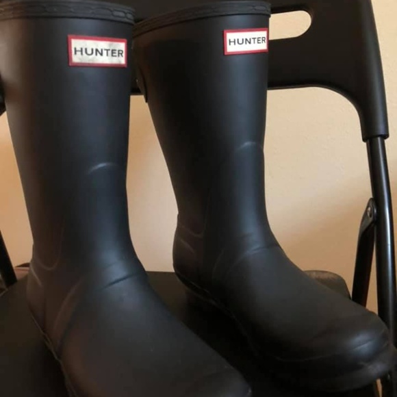 Matte Short Hunter Boots - Picture 1 of 1